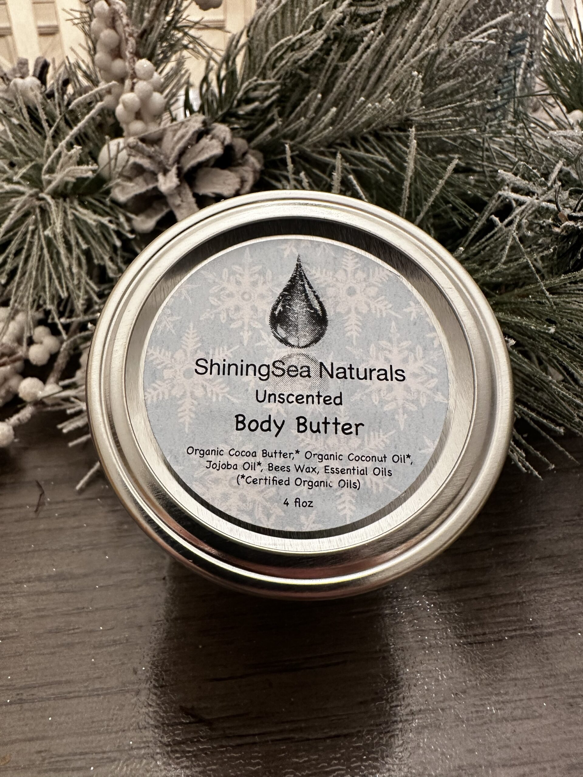 Unscented All Natural Body Butter